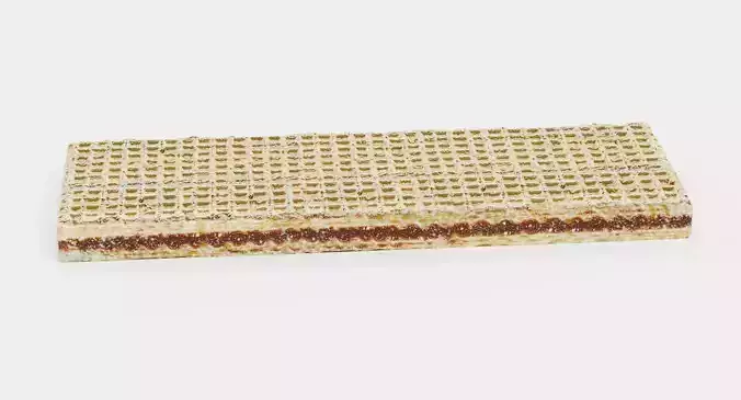 Biscuit V2 - Crispy Chocolate Filled Wafer 3D model 6
