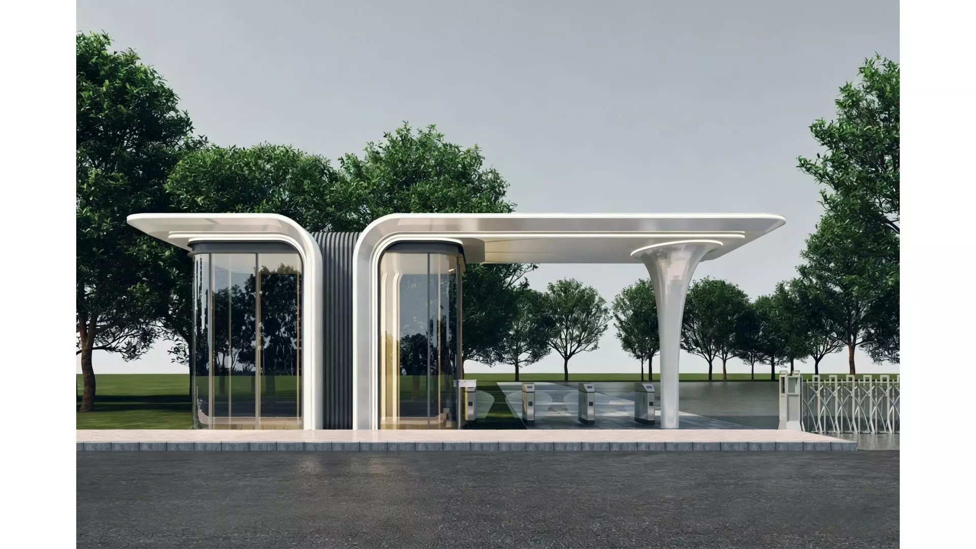 Intelligent Entrance and Exit 3D model