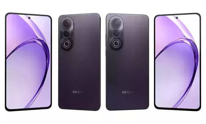 Oppo K12X 5G Midnight Violet High Poly
