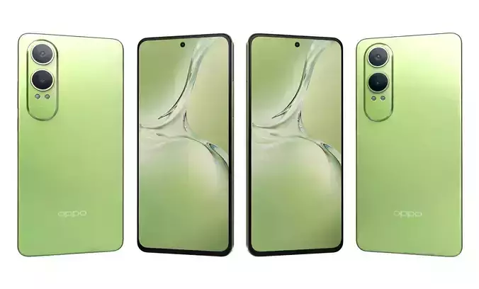 Oppo K12x Green High Poly