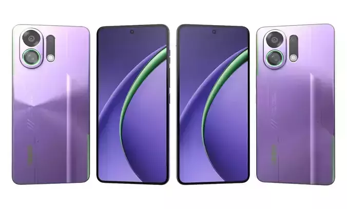 OPPO K13 Turbo Pro Purple High Poly