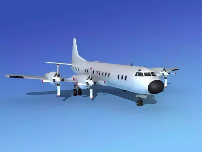 Lockheed L-188 Electra HP Unmarked 4