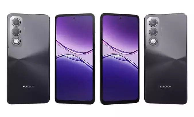 Oppo K13x Black High Poly