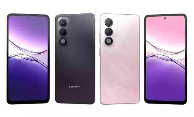 Oppo K13x Black And Pink High Poly