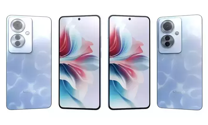 Oppo Reno 11 F Blue High Poly