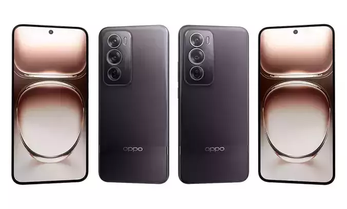 Oppo Reno 12 Pro Black High Poly