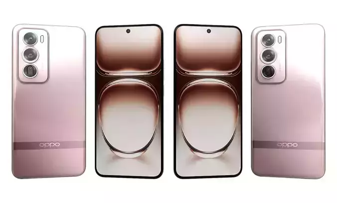 Oppo Reno 12 Pro Pink High Poly