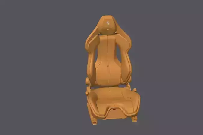 Ferrari Racing Seat  Diorama Scale Model  Printable