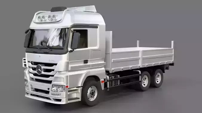Mercedes Benz Actros Flatbed Truck