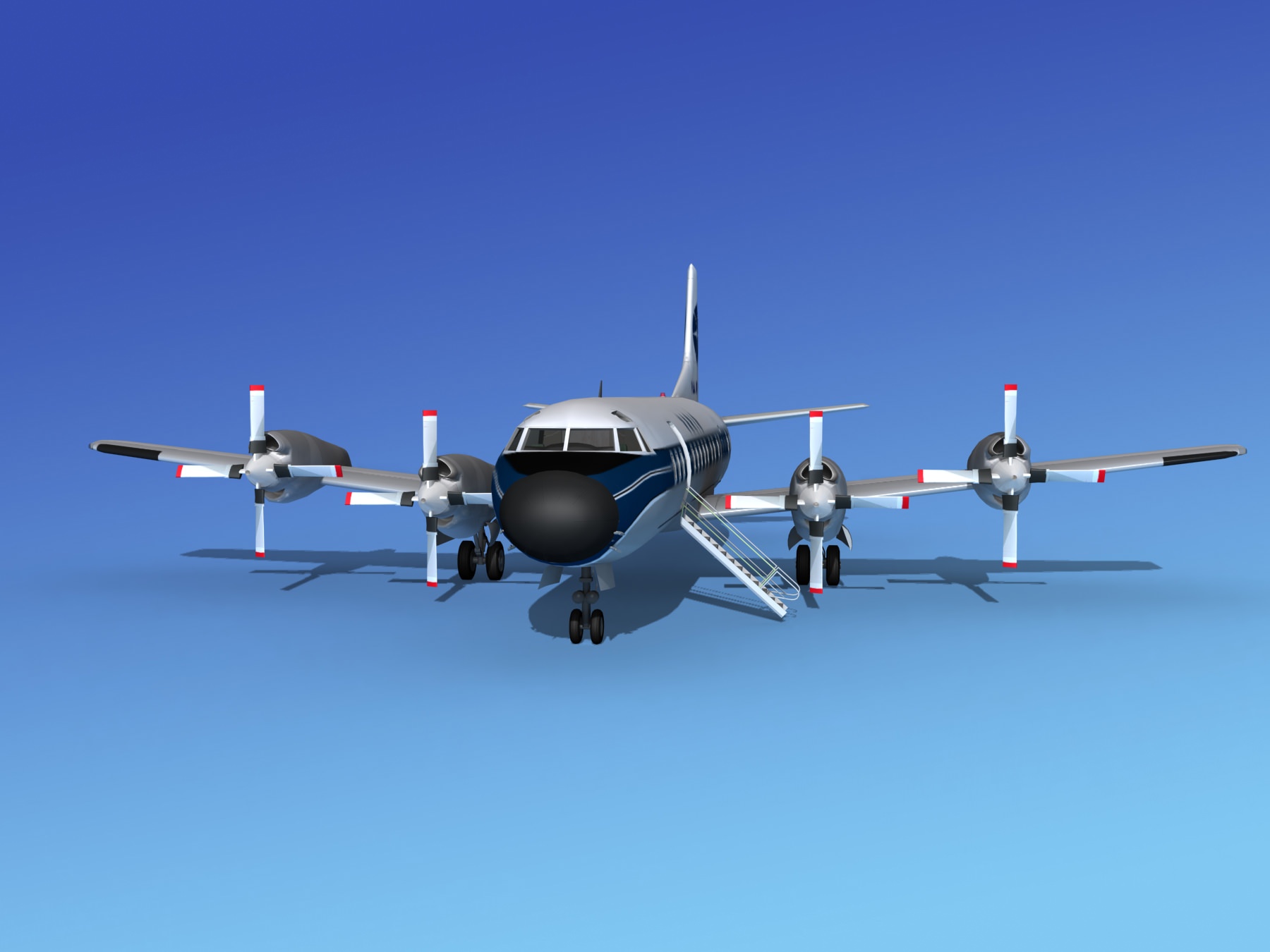 Lockheed L-188 Electra HP Varig 3D model_8