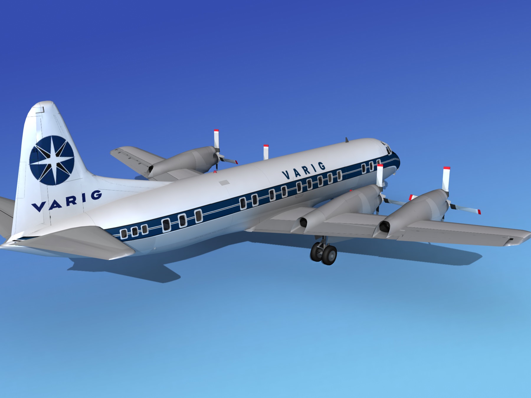 Lockheed L-188 Electra HP Varig 3D model_10