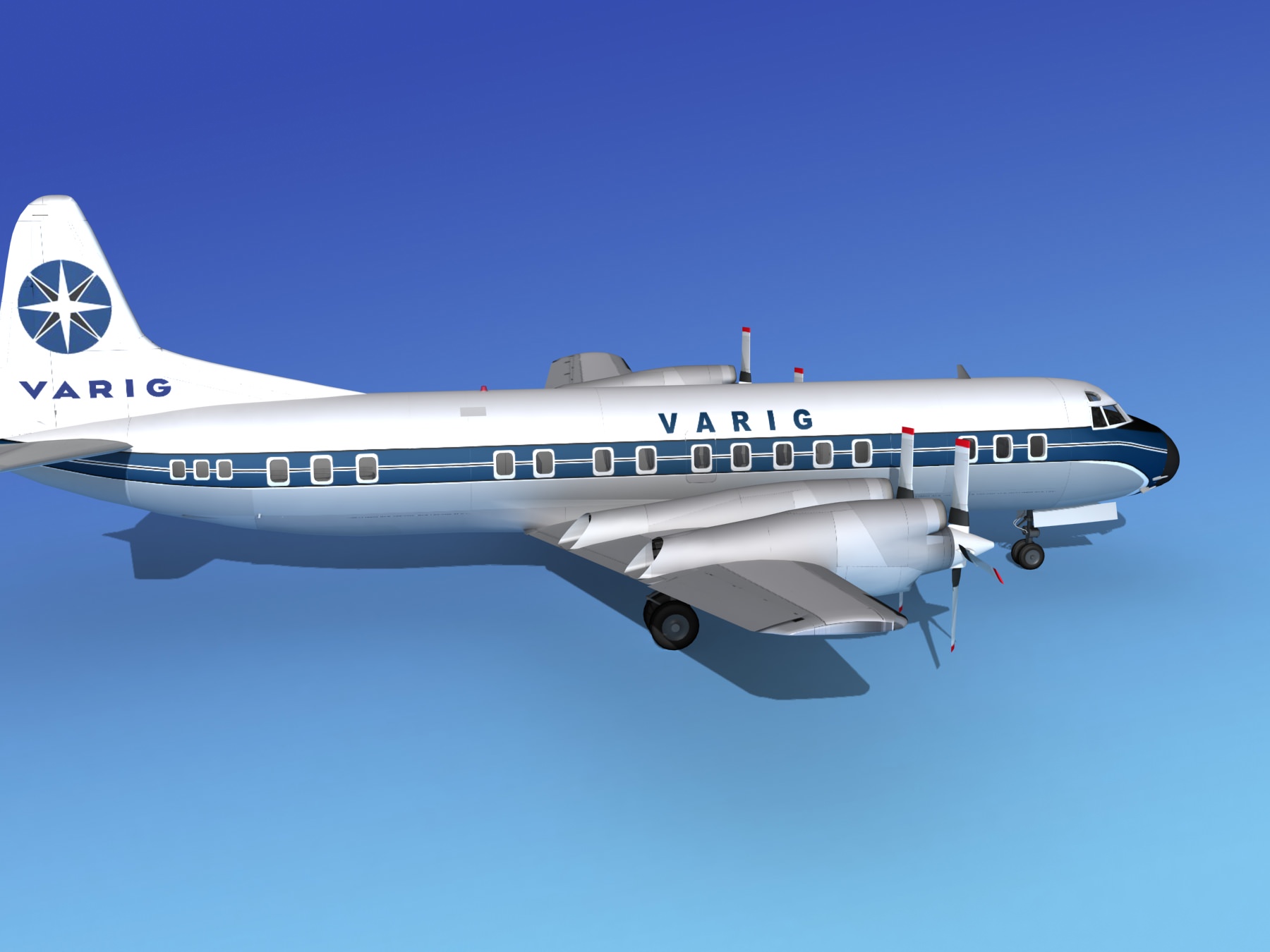 Lockheed L-188 Electra HP Varig 3D model_11
