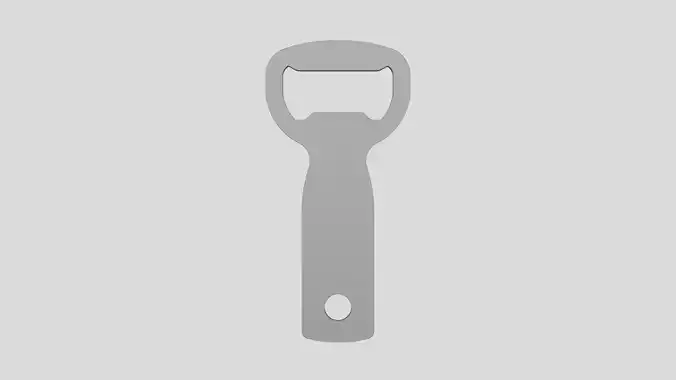 Bottle Opener - Geometry Only No Textures No Materials