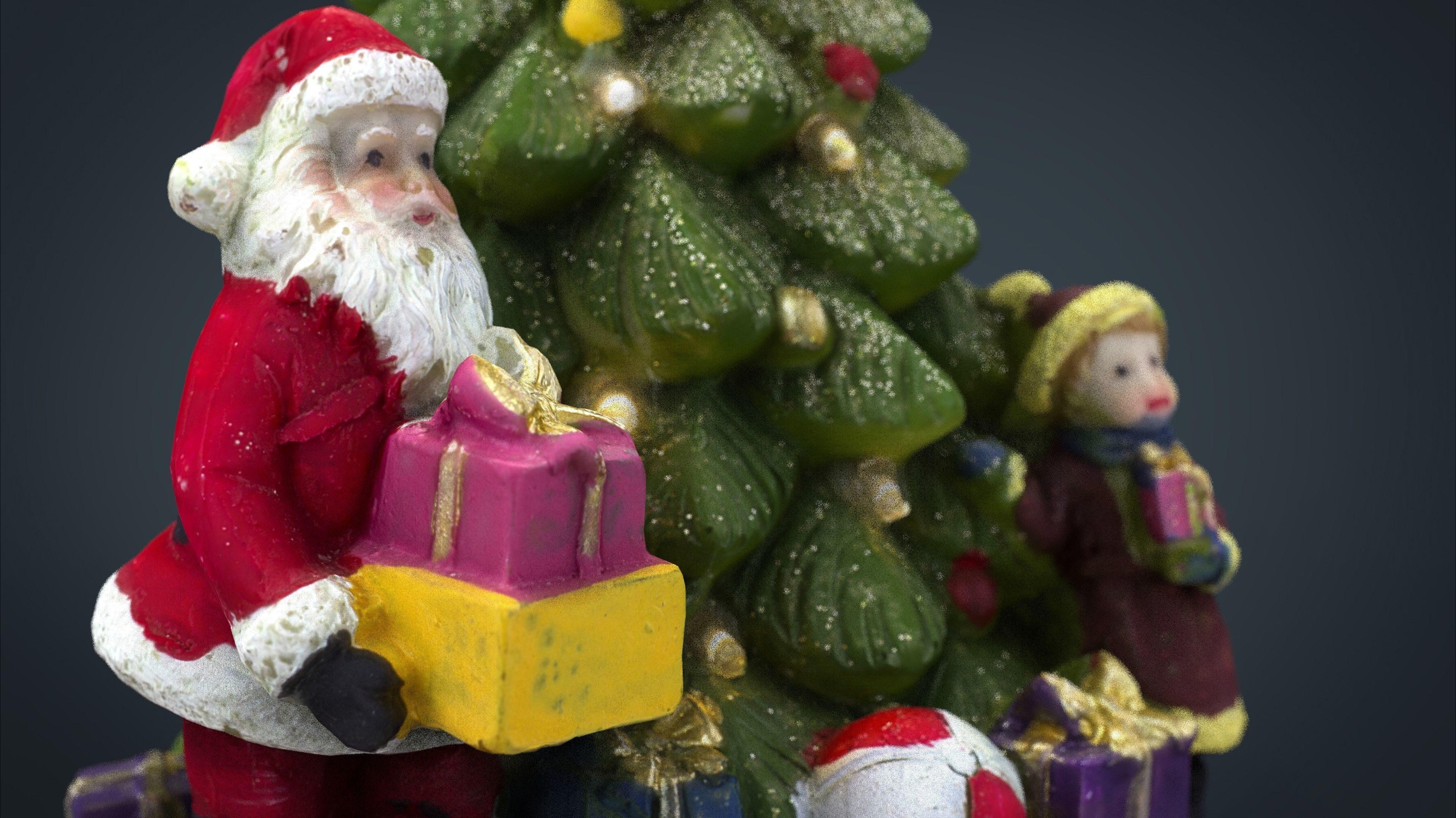 Christmas Tree Low-poly 3D model_18