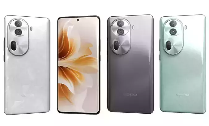 Oppo Reno11 All Colors High Poly