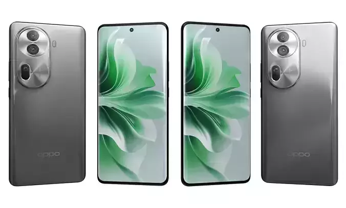 Oppo Reno11 Black High Poly