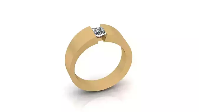 prince cut engagement men jewelry ring