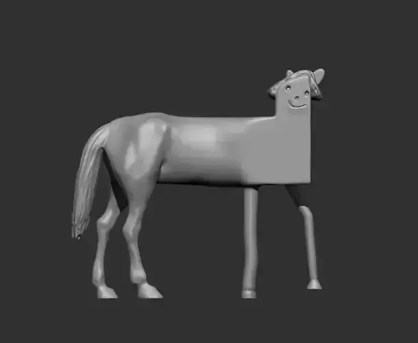 Unfinished Horse Drawing