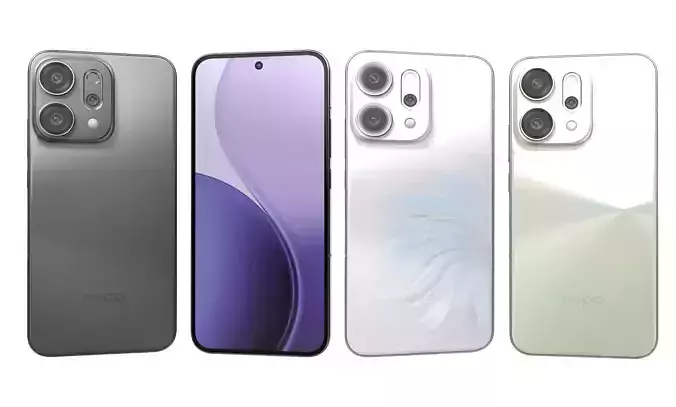 OPPO Reno14 All Colors High Poly