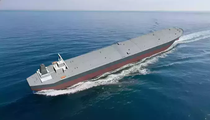 Large Crude Carrier Oil Tanker 3D Model