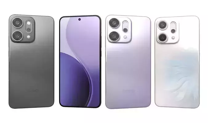 OPPO Reno14 Pro All Colors High Poly