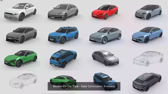 Modern EV Car Pack - Daily Commuters