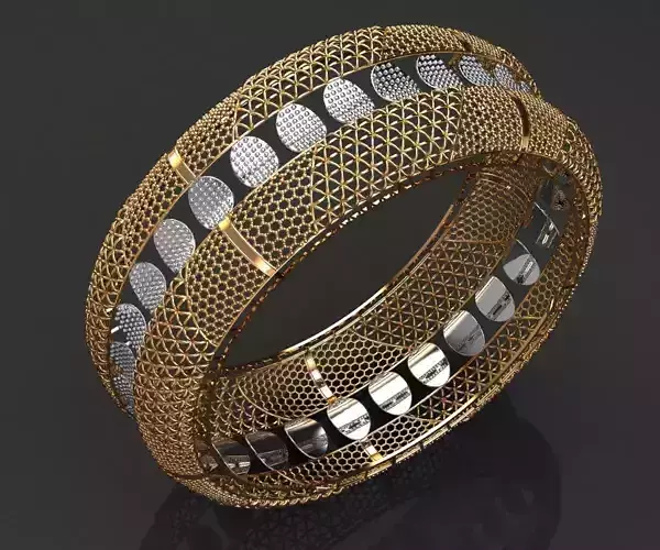 107 Gridlace Bangle 61MM-37gm