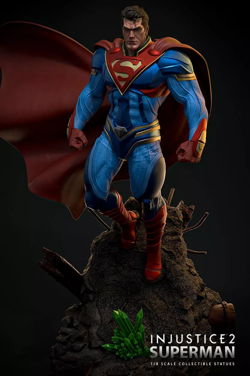 Superman Injustice 2 Statue 3D print model