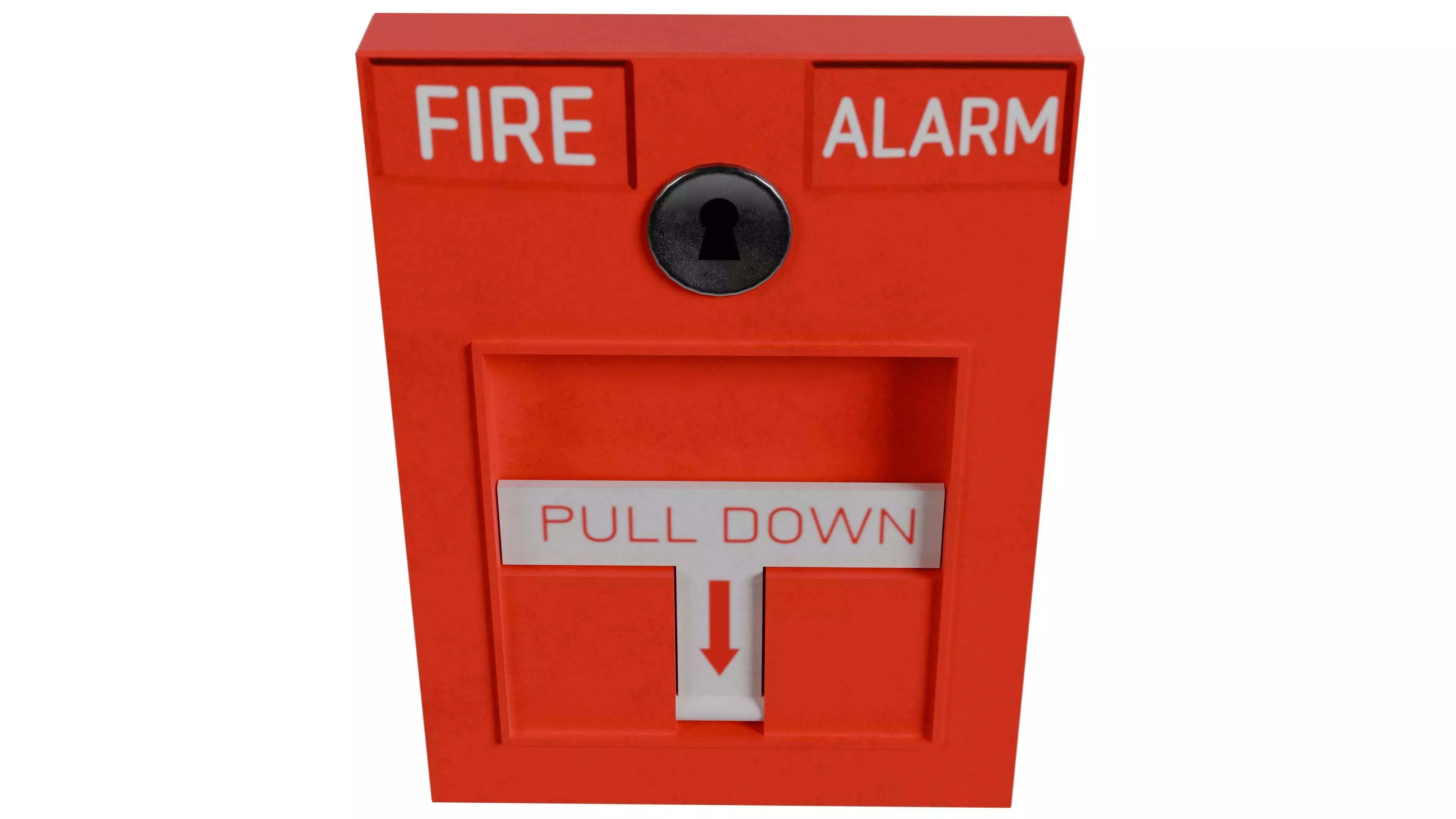 Fire Alarm Low-poly 3D model