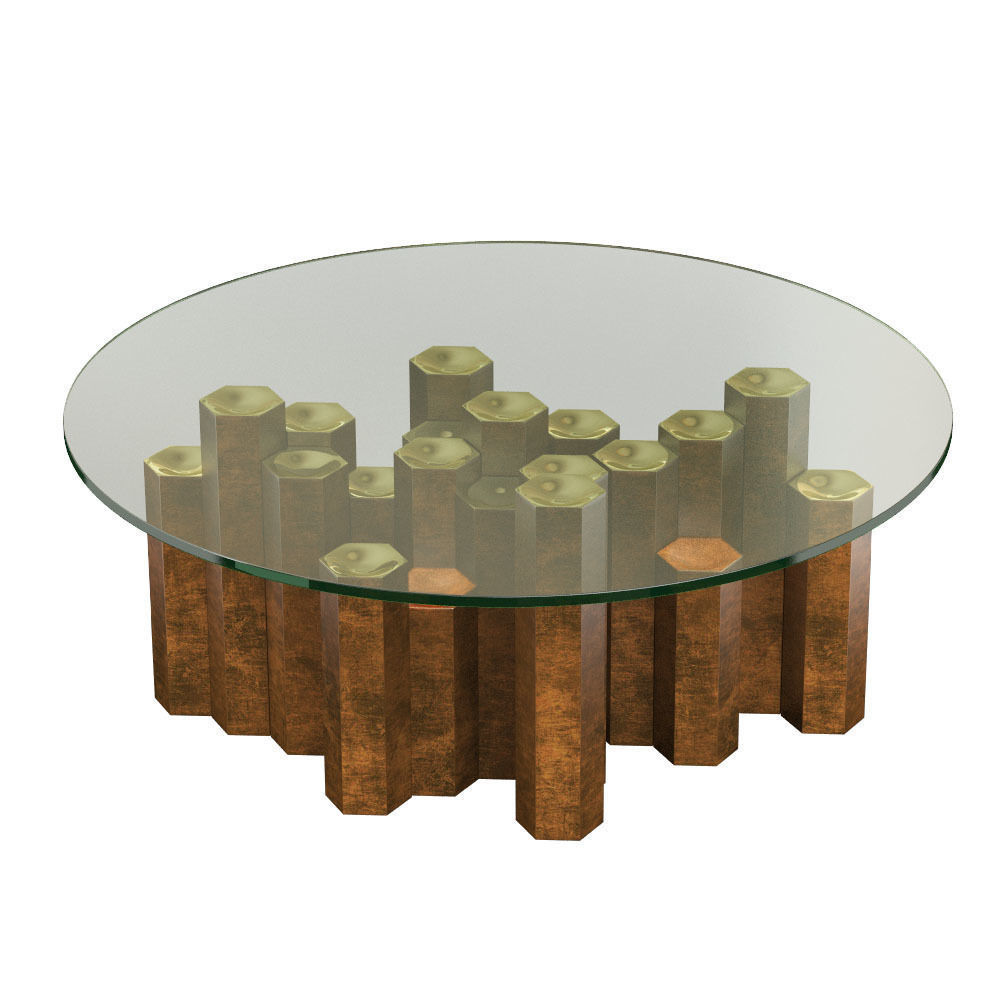 Porta Romana - Hive Coffee Table 3D model_1