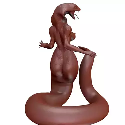 Snake anthro viper 3dprint