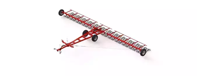 WG0012 - Complete range of 4 semi-mounted heavy toothed harrows 