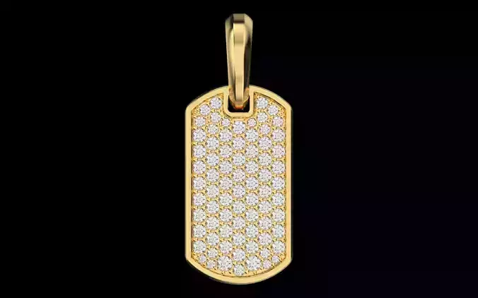 David Yurman Chevron Tag 21mm