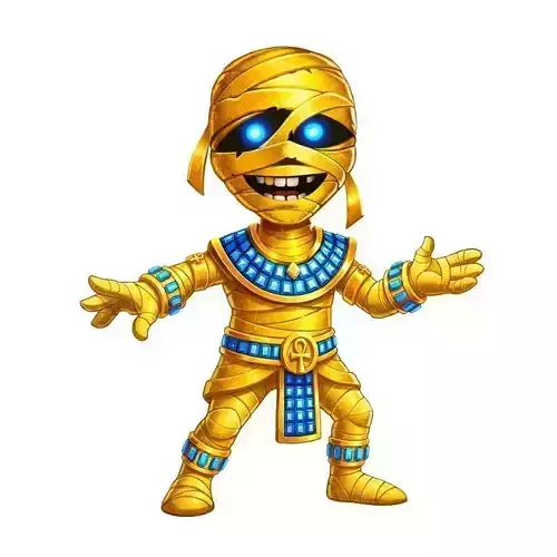 Golden Mummy - Stylized Egyptian Character 3D Model