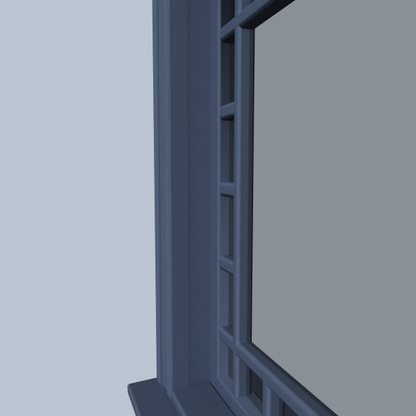 Window art deco 3D model_4