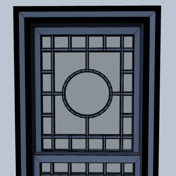 Window art deco 3D model_11