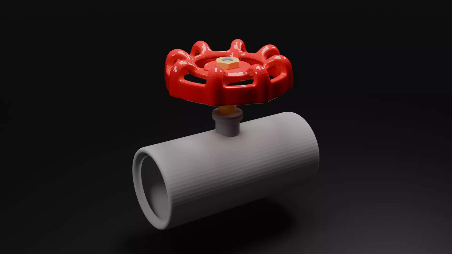 Manual Valve Free 3D model