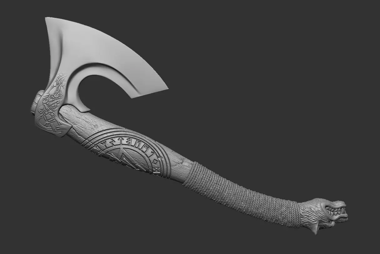 3D Printable Axe 3D print model