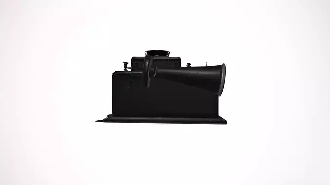 Vintage Telephone 3D Model