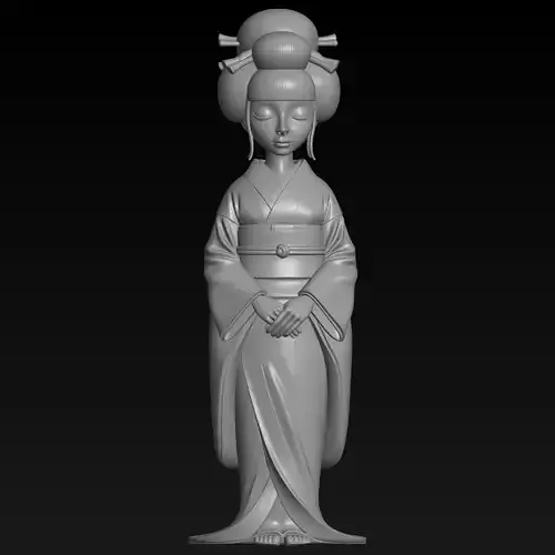 japanese girl figurine