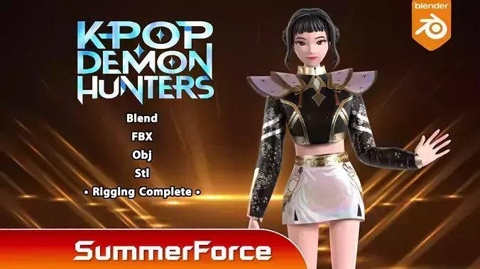 Zoey Golden Costume - KPop Demon Hunters