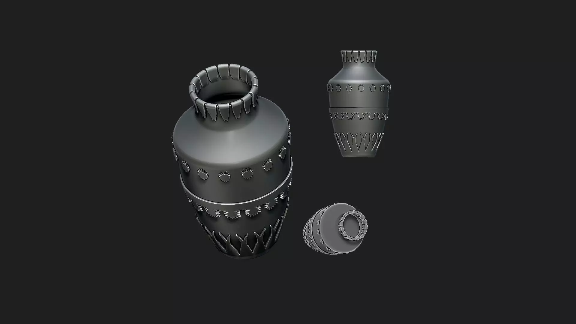 decorative vase 3D print model