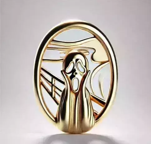 Unique Ghost Pendant