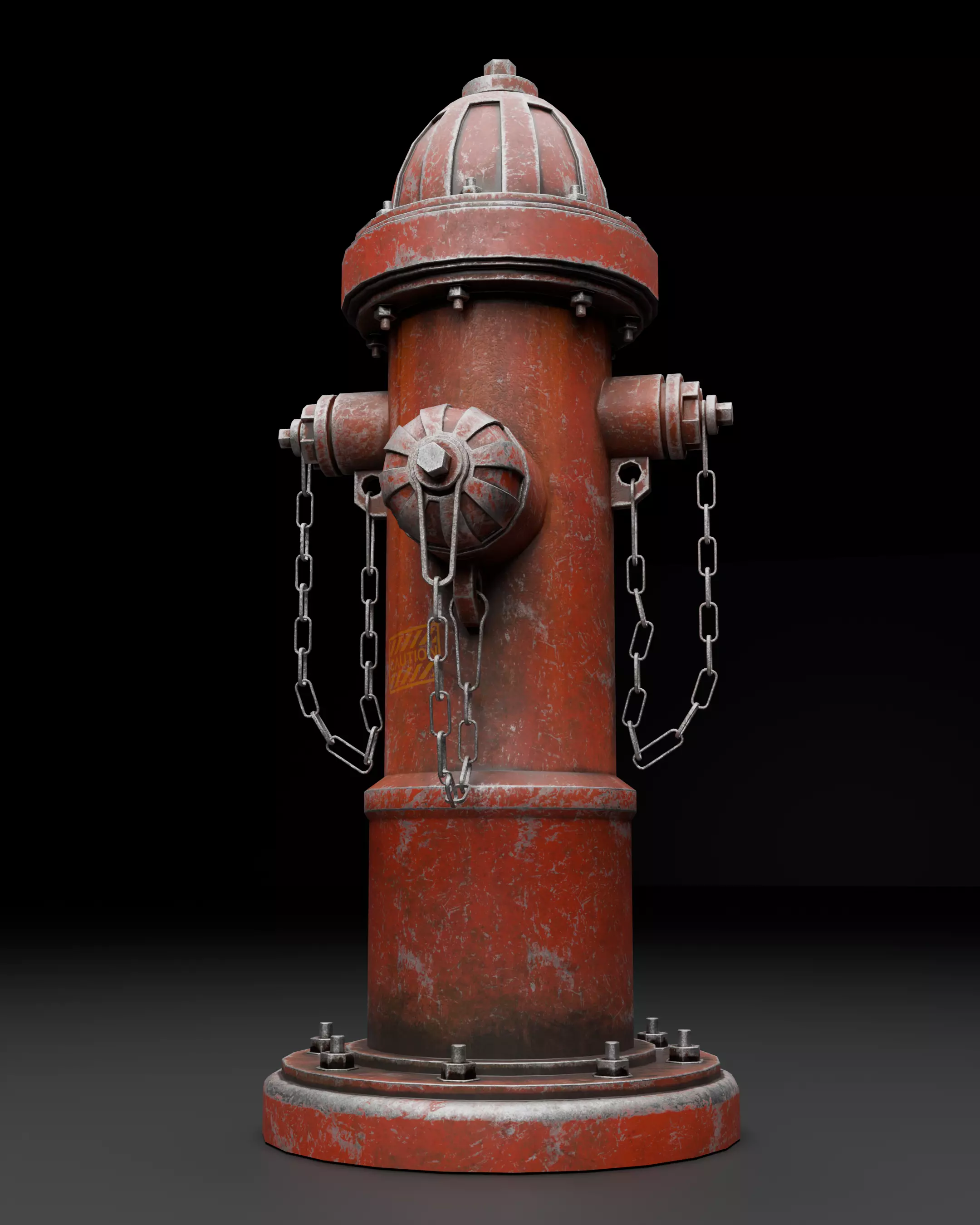 Fire Hydrant 3D Free low-poly 3D model