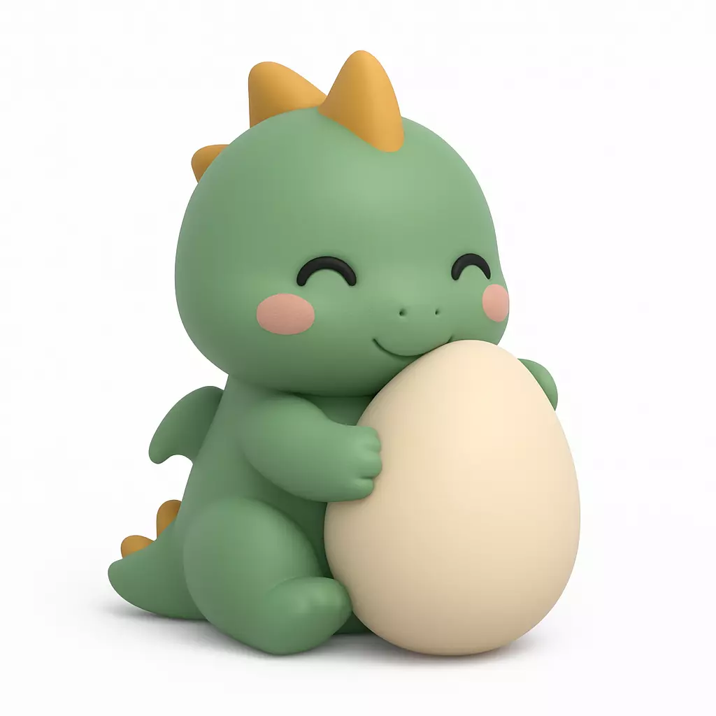 Baby Dragon Egg Hugger 3D print model