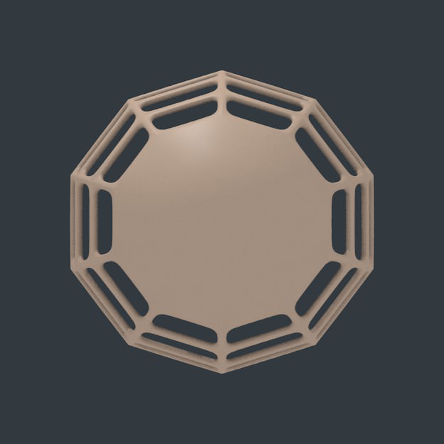 easter egg key ring 3D print model_4