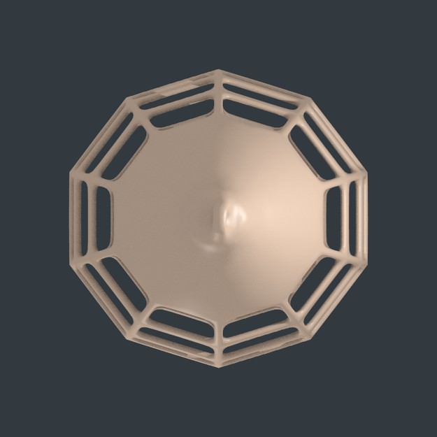 easter egg key ring 3D print model_2