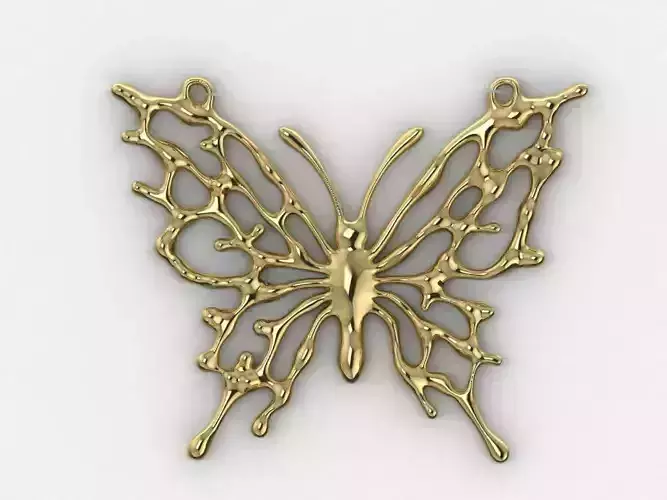 Organic Butterfly pendant
