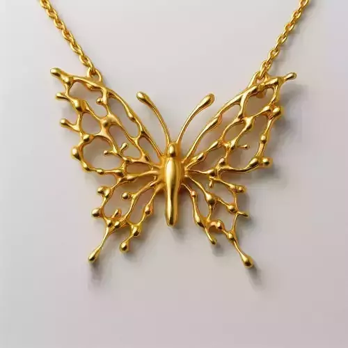 Organic Butterfly pendant