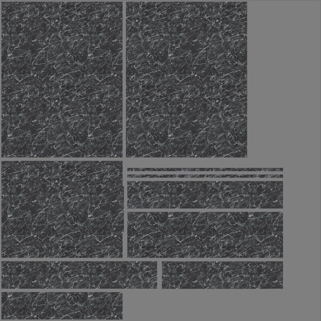 Crypt 2 Low Poly Game Ready gravestone with door Low-poly 3D model_9